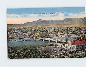 Postcard Birds Eye View Of Ciudad Juárez Mexico