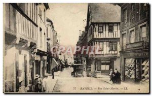 Postcard Old Bayeux Rue Saint Martin