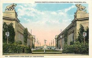 CA-SAN FRANCISCO-PANAMA PACIFIC EXPOSITION 1915-COLONNADE...