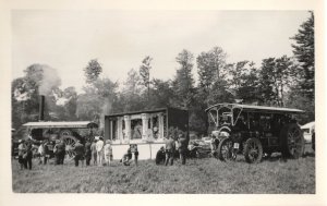 Castle Howard Steam Fair Engine Train Yorkshire PB Postcard Photo