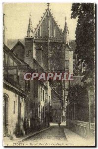Troyes - North Portal Cathedral - Old Postcard COPYRIGHT