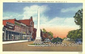 Main Street, Wagener Monument - Walhalla, South Carolina