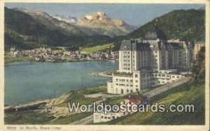 Grand Hotel St Mortiz Swizerland Unused 