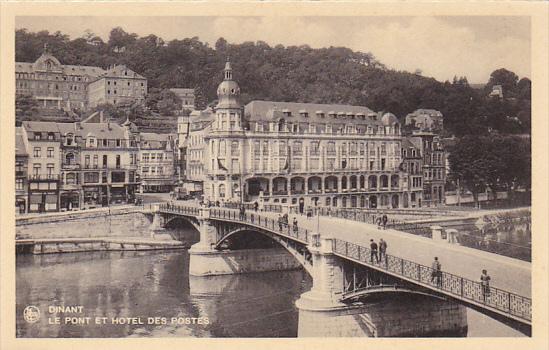 Belgium Dinant Citadelle Le Pont et Hotel des Postes