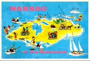 Bahamas Map Of Nassau In The Bahamas