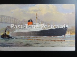 Old PC - Cunard R.M.S. SAXONIA - B1380