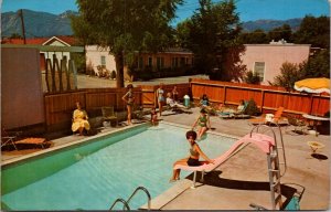 Postcard Belmont Motel 1501 South Nevada Avenue in Colorado Springs, Colorado