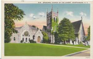 America Postcard - Episcopal Church of The Advent - Spartanburg S.C.  A7351