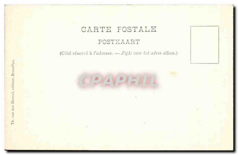 Postcard Old Bruges Quai Du Rosaire