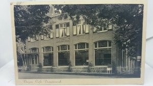 Vintage Postcard Bergen Cafe Duinvermaak Holland Posted 1947