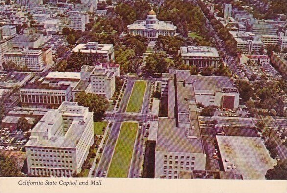 California State Capitol And Mall Sacramento Califonia