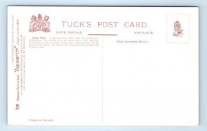 Tuck Aquarette~ Loch Voil Perthshire Scotland UK signed H. B. Wimbush Postcard