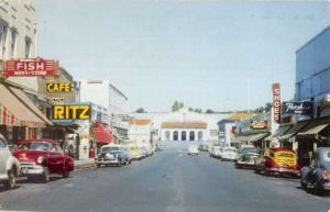 Oroville California Business District Street Scene Vintage Postcard K27696 