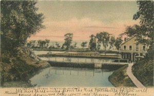 C-1910 South Bend Nebraska hand colored State Fish Hatcheries Postcard 20-4668