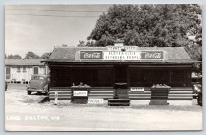 Lake Delton WI~Timme's Ranch Office~Breakfasts~Floyd Elsie Reynolds~1940s RPPC
