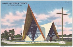 Cross, Grace Lutheran Church, ST. PETERSBURG, Florida, 1930-1940s