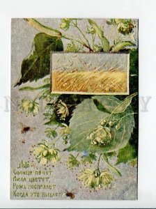 3172742 SUMMER Bee by ENDAUROVA vintage Russian RARE PC