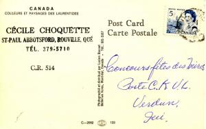 Canada - Quebec, Abbotsford, Rouville. Chair Lift