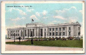 St. Louis Missouri 1921 Postcard Jefferson Memorial