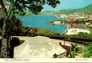 St Thomas Town Of Charlotte Amalie Seen From Bluebeard's Castle Hotel