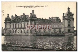 Old Postcard Chateau de Chantilly