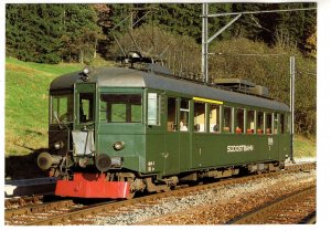 Schweizerische Südostbahn Railway, Electric Motor Coach, Switzerland, 1984