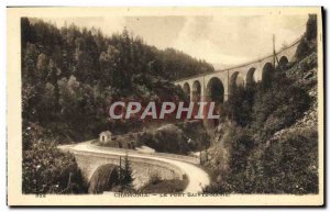Old Postcard Chamonix Le Pont Sainte Marie