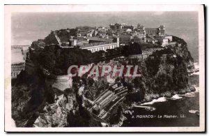 Old Postcard Monaco Rocher