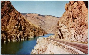 M-2427 Highway 95 And The Salmon River Between Riggins And Whitebird Idaho