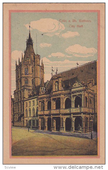 COLN e. Rh. Rathaus, City Hall, North Rine-Westphalia, Germany, 10-20s