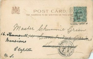 King Edward II royalty early chromo postcard