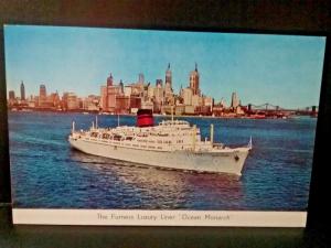 Postcard The Furness Luxury Liner OCEAN MONARCH