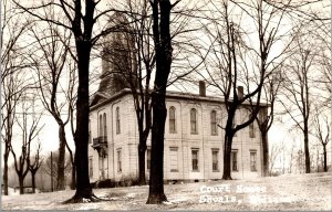 Real Photo Postcard Court House in Shoals, Indiana