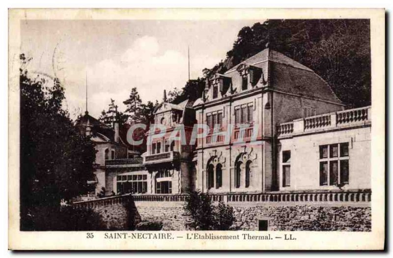 Postcard Old Saint Nectaire the Spa Establishment