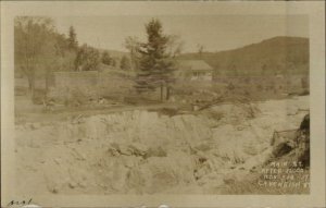 Cavendish VT 1927 Main St. After Flood Real Photo Postcard