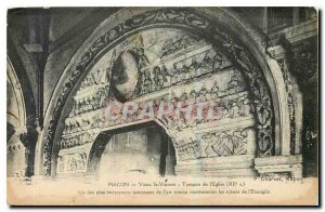 Old Postcard Macon Old St. Vincent Church Eardrum