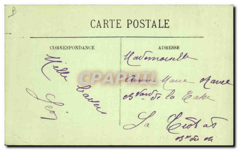 Old Postcard View of salt marshes & # 39ensemble