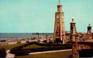 Florida Daytona Beach Clock Tower and Boardwalk