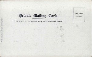 Hartford Connecticut CT Steam Fire Engine c1905 Private Mailing Card Postcard