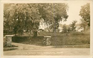 DORSET VERMONT Entrance Kent Hill  1920s RPPC real photo postcard 2971