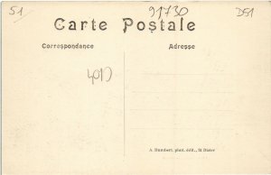 CPA Militaire - SERMAIZE - Vue générale apres le Bombardement (91730)