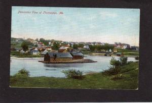 ME Village View THOMASTON MAINE Postcard