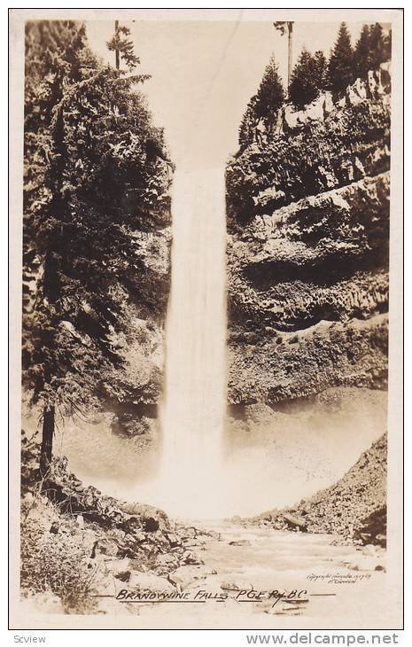 RP, Brandywine Waterfalls, British Columbia, Canada, 1920-1940s