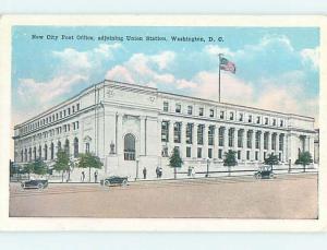 Unused W-Border POST OFFICE AND UNION TRAIN STATION DEPOT Washington DC hs1349