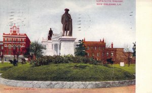 c.'09, Lafayette Square, Monuments, New Orleans, LA, Louisiana , Old Postcard