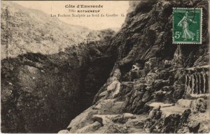 CPA Rotheneuf Les Rochers sculptes (1237230)