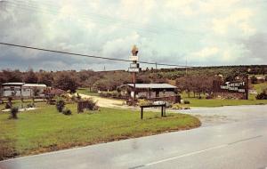 Clermont Florida~Torchlite Travel Trailer Park Entrance~US Highway 27~1960s Pc