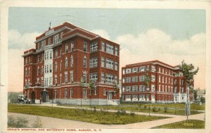 c1917 Postcard; Albany NY Children's Hospital & Maternity Home, Unposted