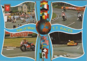 Sports Postcard - Motorcycle Racing, The Isle of Man T.T.Races RR23554