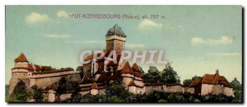 Postcard Old Hochk?nigsburg Alsace